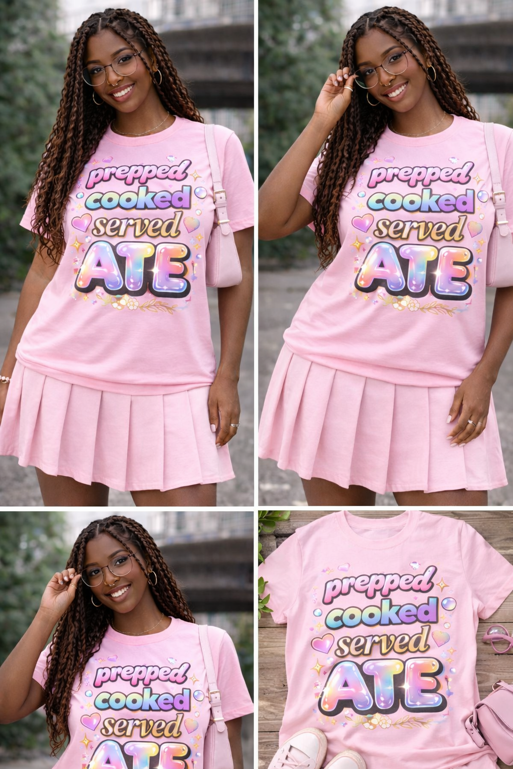 Prepped Cooked Served ATE Tee – Bold Statement Shirt | Black Culture Graphic Tee | Streetwear Expression