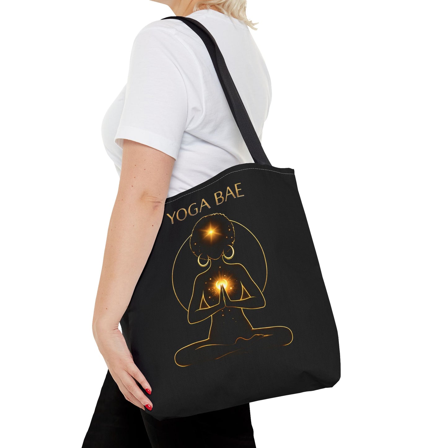 Yoga Bae Tote Bag | Wellness Tote for Women | Cute Yoga Lover Gift | Self Care Everyday Carryall
