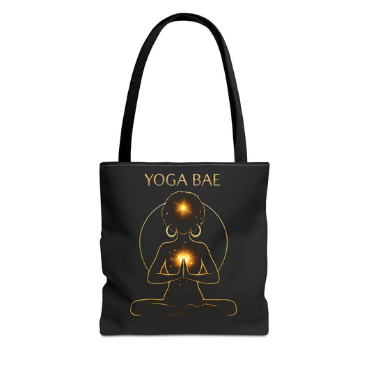 Yoga Bae Tote Bag | Wellness Tote for Women | Cute Yoga Lover Gift | Self Care Everyday Carryall