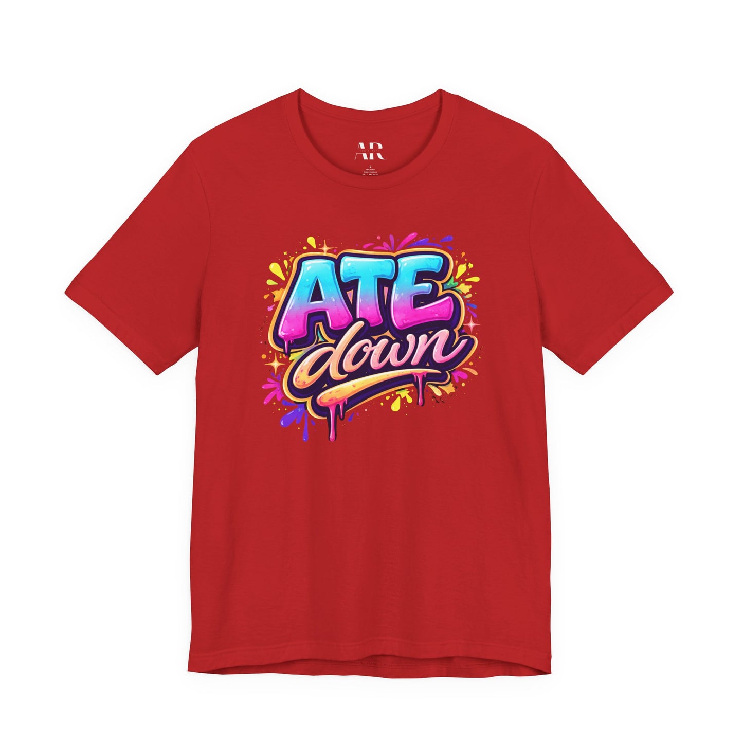 ATE Down Graffiti T-Shirt — Bold Statement Tee