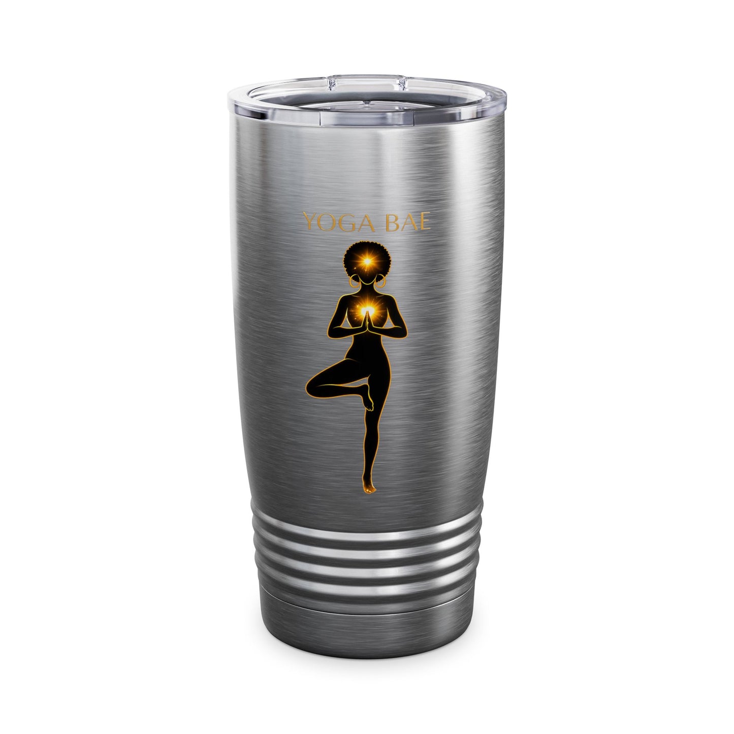 Yoga Bae 20 oz Tumbler | Fitness Water Bottle | Aesthetic Gym Cup | Wellness Lifestyle Tumbler | Gift for Yoga Lover