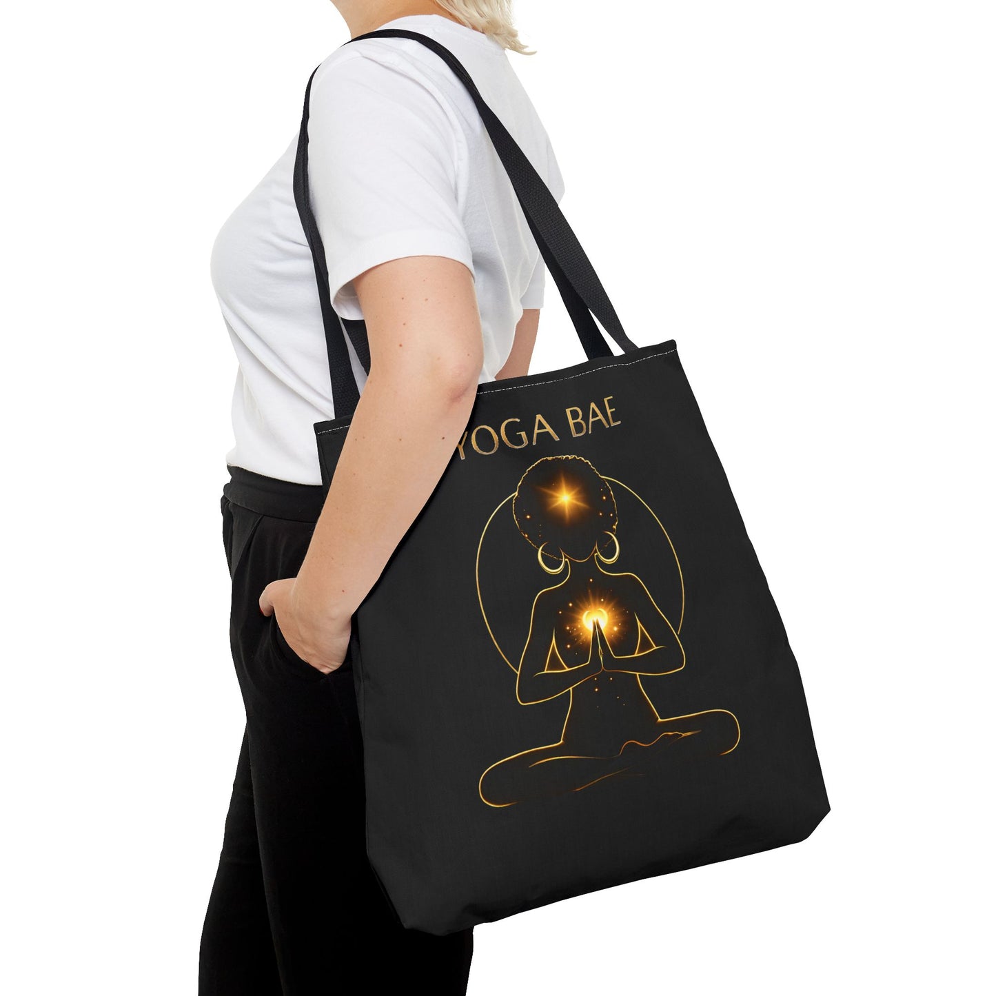 Yoga Bae Tote Bag | Wellness Tote for Women | Cute Yoga Lover Gift | Self Care Everyday Carryall