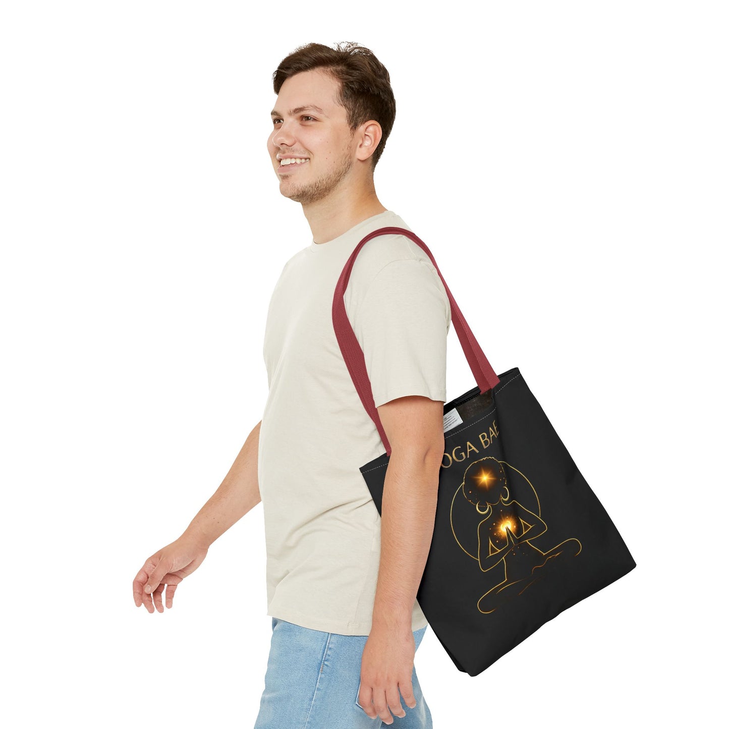 Yoga Bae Tote Bag | Wellness Tote for Women | Cute Yoga Lover Gift | Self Care Everyday Carryall
