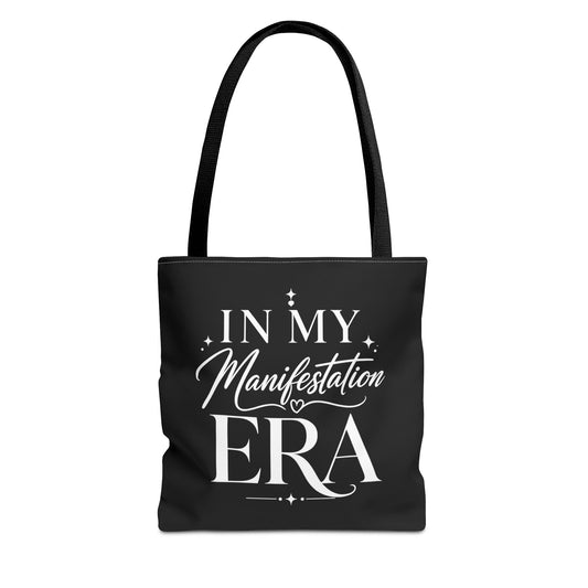 Manifestation Era Tote Bag - "In My Manifestation Era" Inspirational Canvas Tote