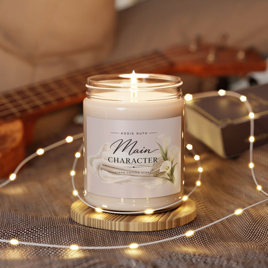 Main Character Candle – Clean Cotton | Addie Ruth