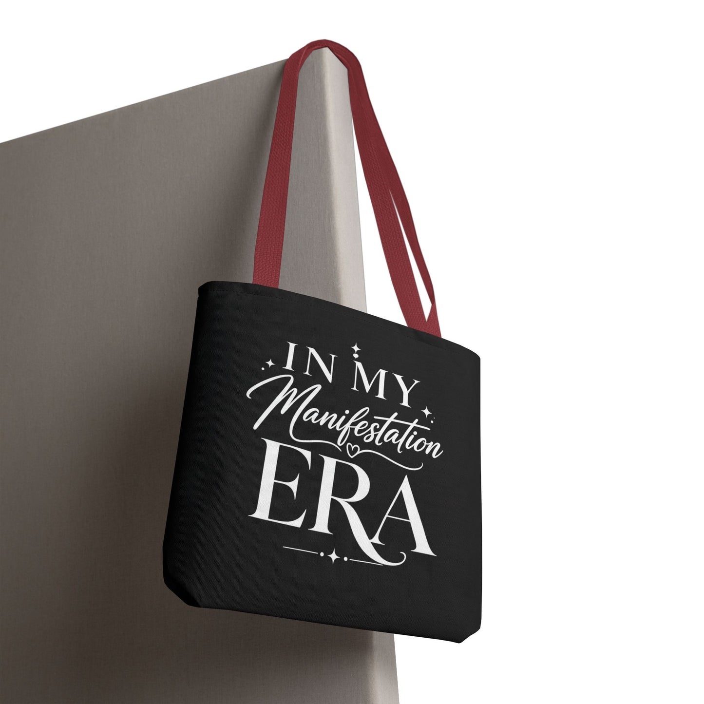 Manifestation Era Tote Bag - "In My Manifestation Era" Inspirational Canvas Tote