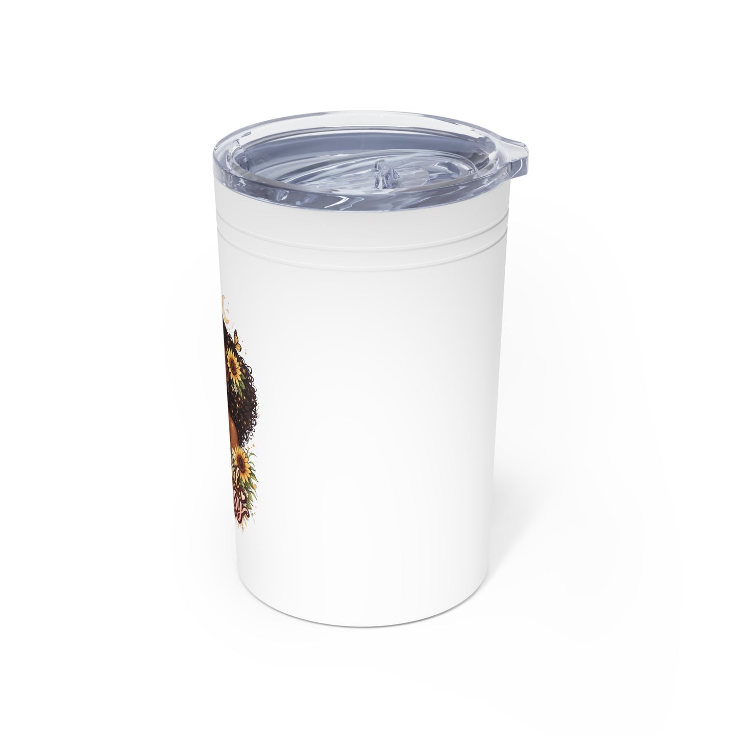Black Girl Whimsy 11 oz Tumbler | Soft Girl Aesthetic Coffee Cup | Melanin Gift for Women