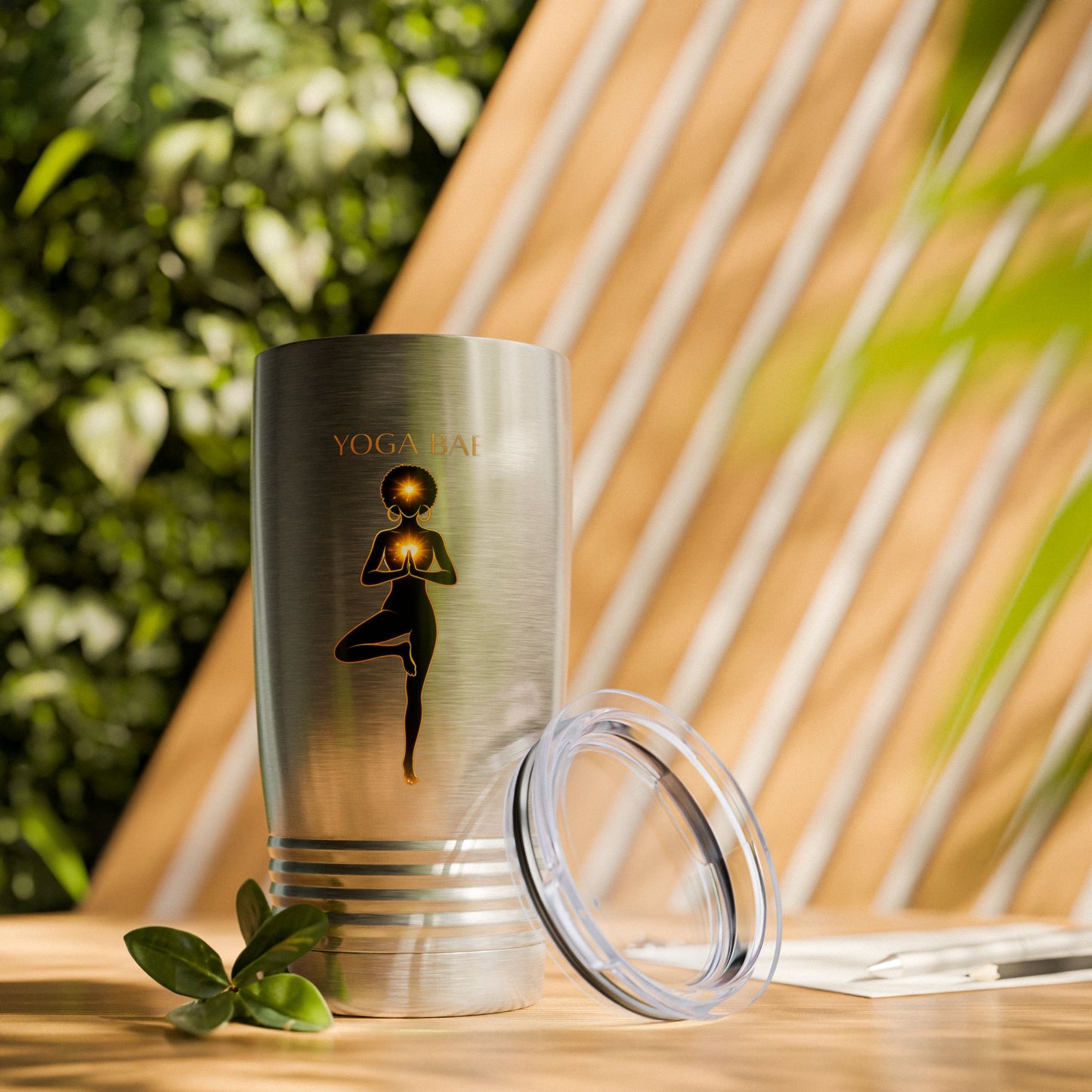 Yoga Bae 20 oz Tumbler | Fitness Water Bottle | Aesthetic Gym Cup | Wellness Lifestyle Tumbler | Gift for Yoga Lover