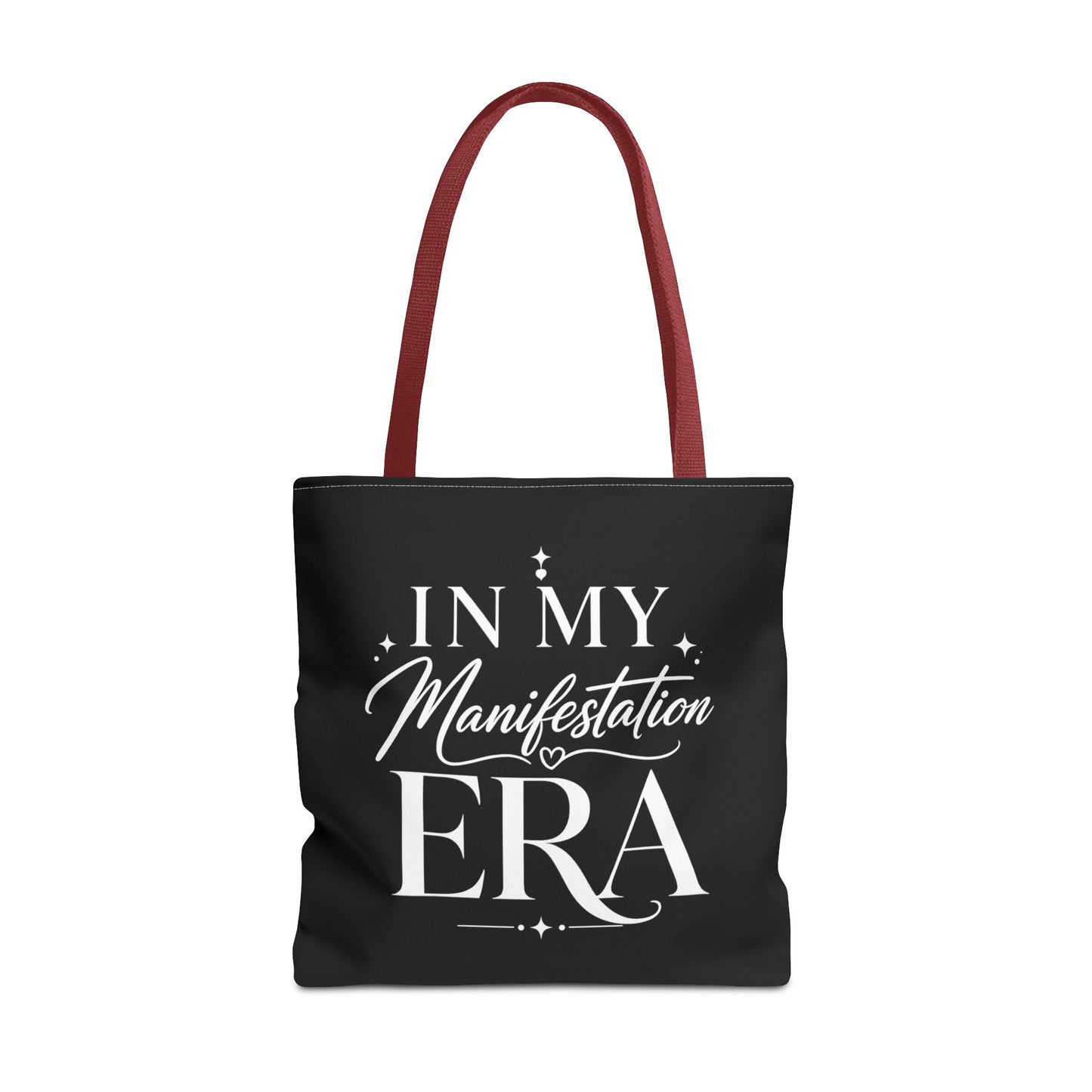 Manifestation Era Tote Bag - "In My Manifestation Era" Inspirational Canvas Tote