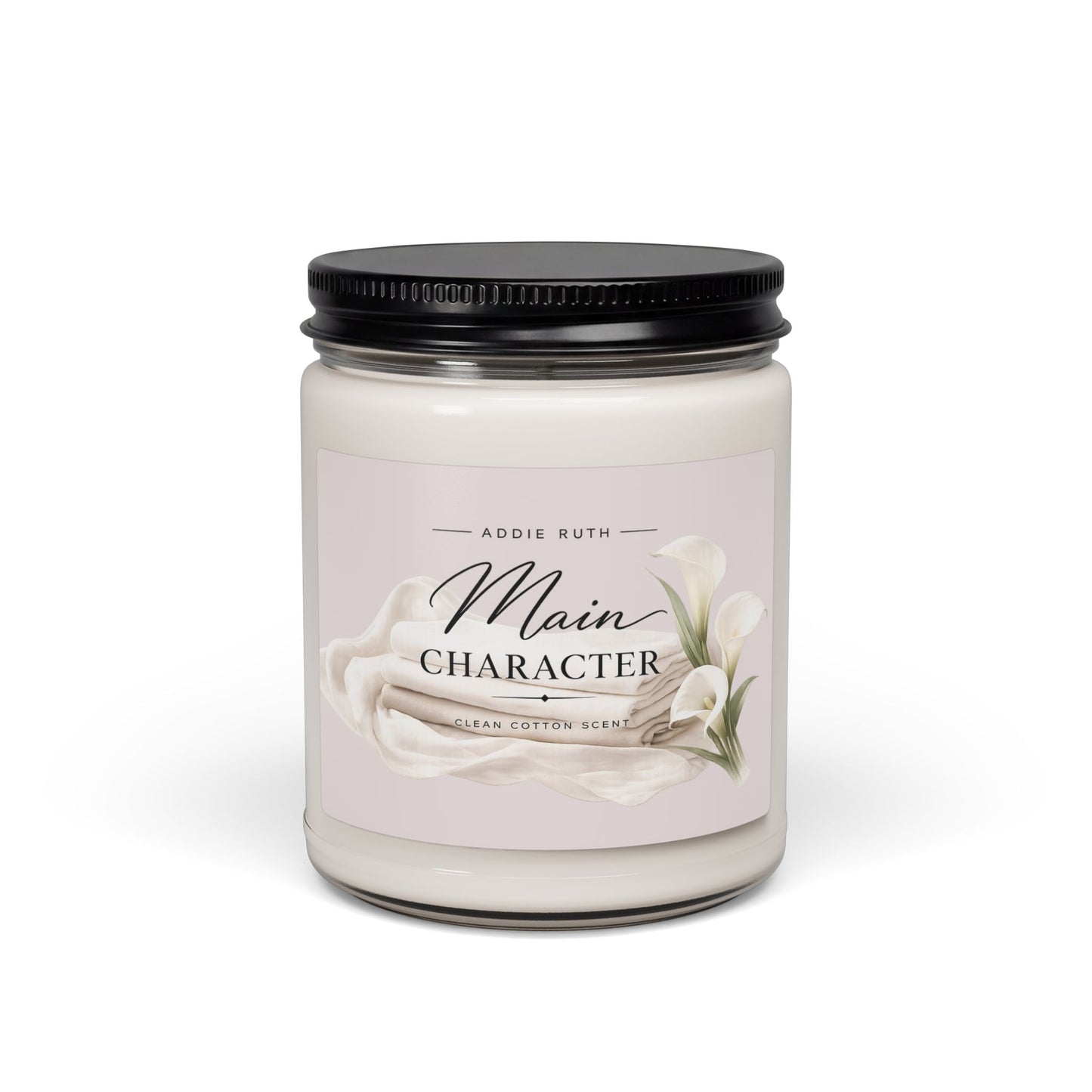 Main Character Candle – Clean Cotton | Addie Ruth