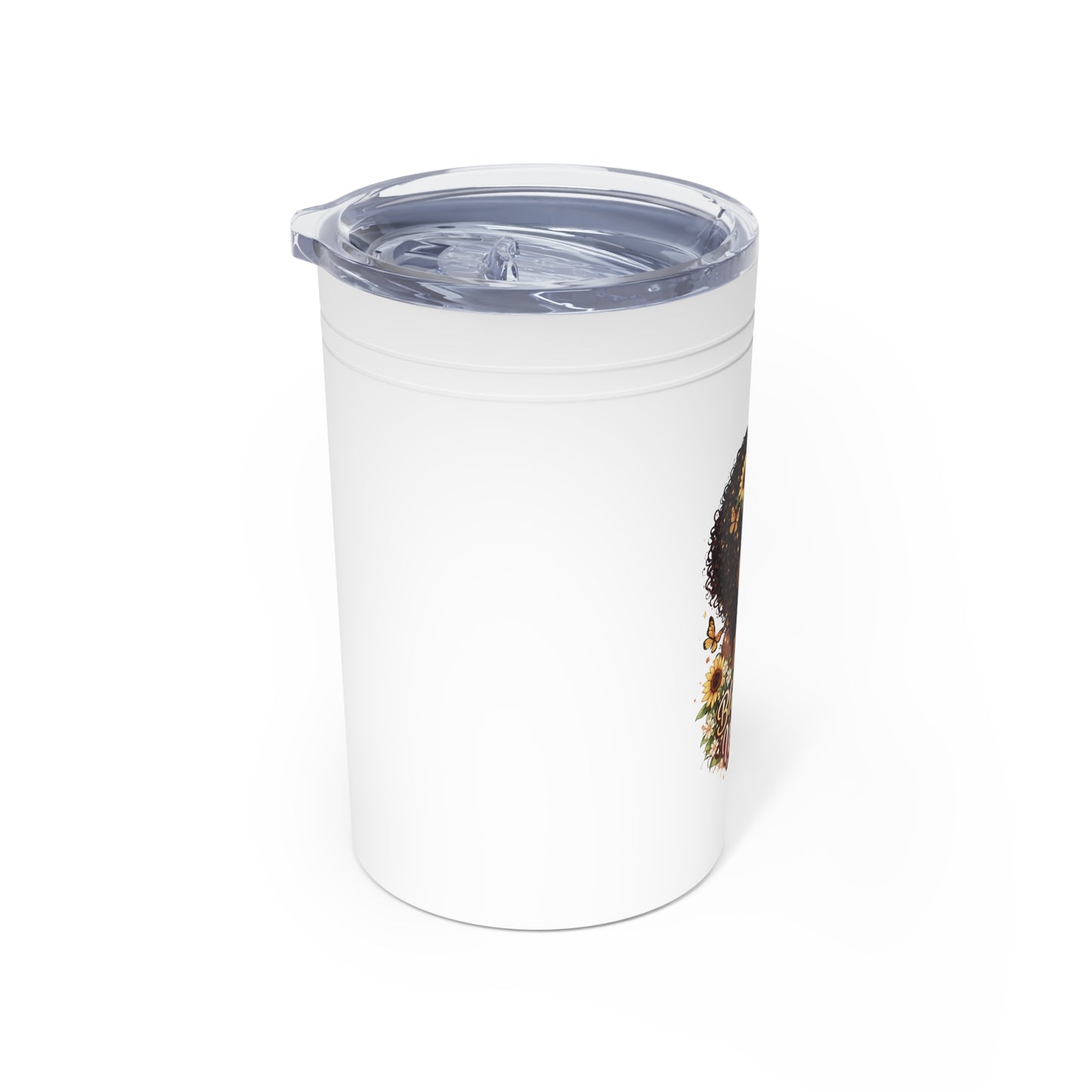 Black Girl Whimsy 11 oz Tumbler | Soft Girl Aesthetic Coffee Cup | Melanin Gift for Women