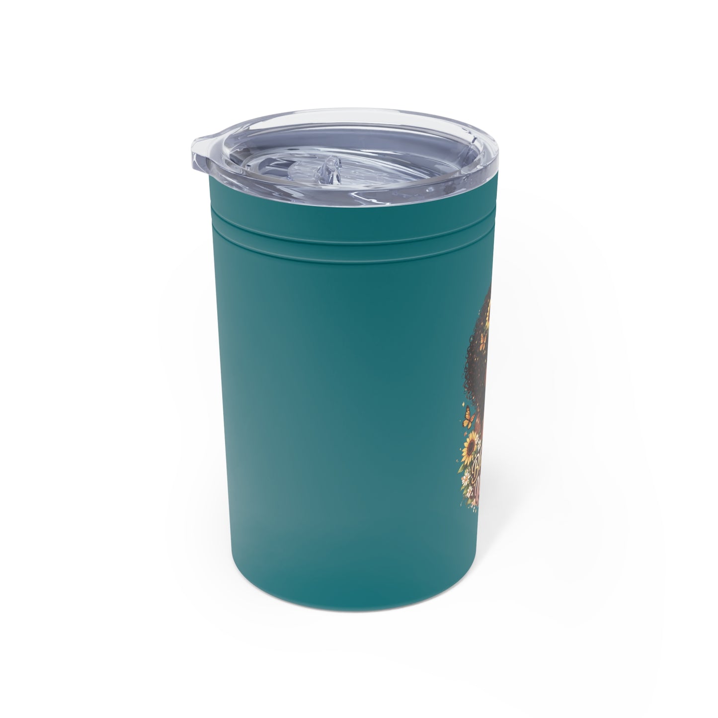 Black Girl Whimsy 11 oz Tumbler | Soft Girl Aesthetic Coffee Cup | Melanin Gift for Women