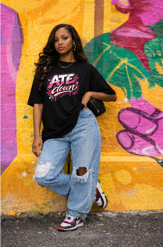ATE Down Tee – Bold Statement Shirt | Streetwear Expression