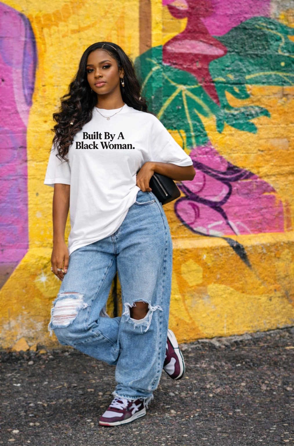 Built By A Black Woman T-Shirt | Empowerment Shirt | Statement Apparel