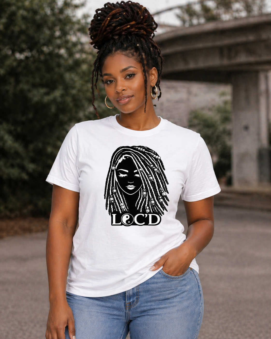 Loc’d T-Shirt – Natural Hair Graphic Tee | Locs Pride Shirt