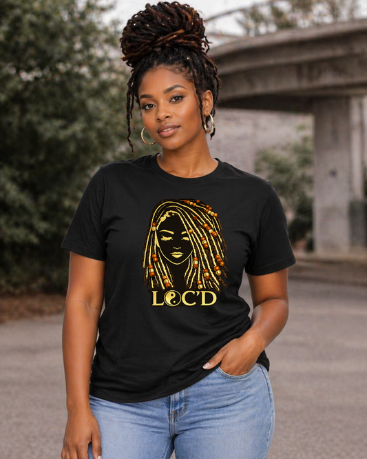Loc’d T-Shirt – Natural Hair Graphic Tee | Locs Pride Shirt
