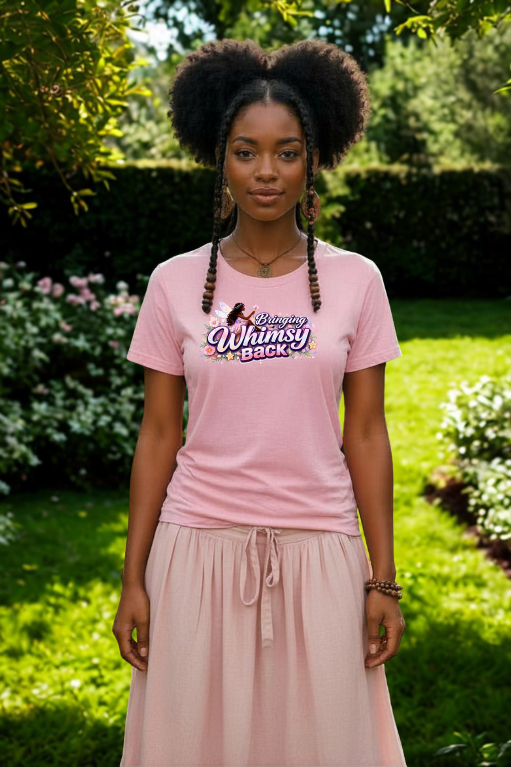 Bringing Whimsy Back T‑Shirt — Floral Fairy Graphic Tee