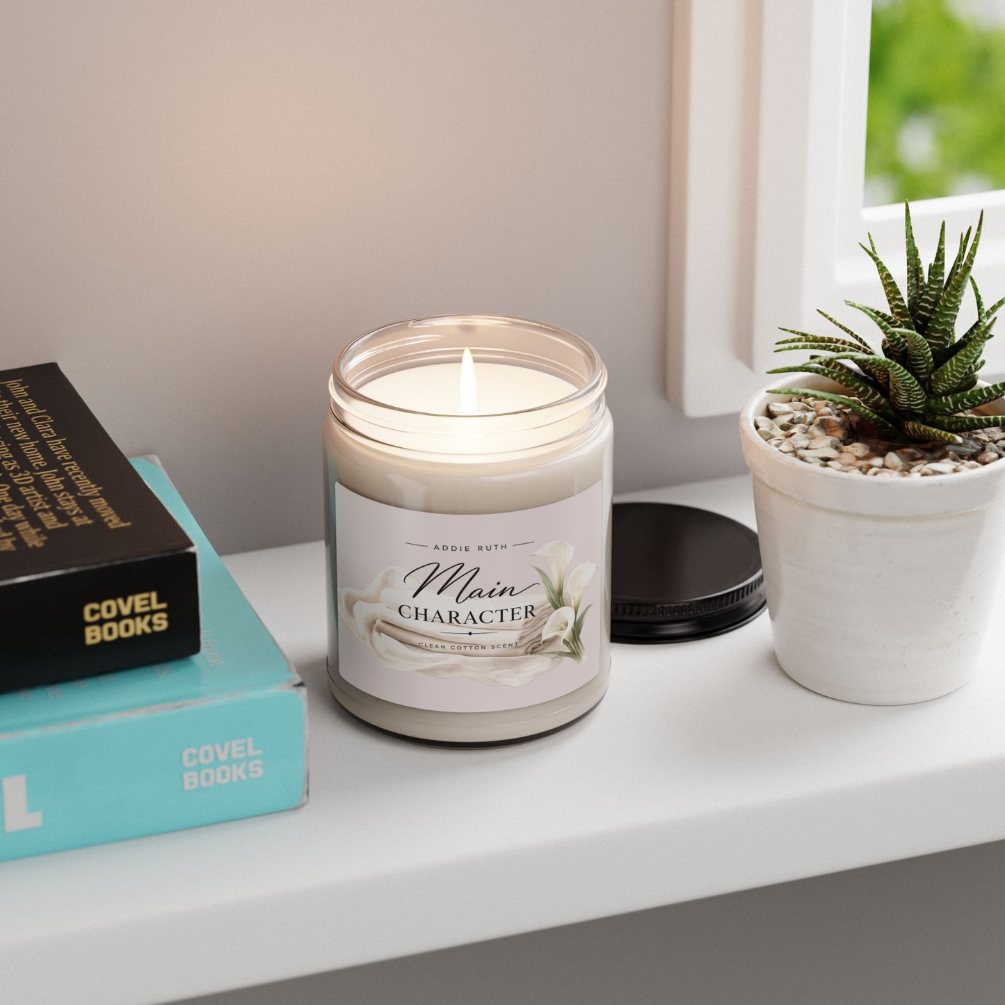 Main Character Candle – Clean Cotton | Addie Ruth
