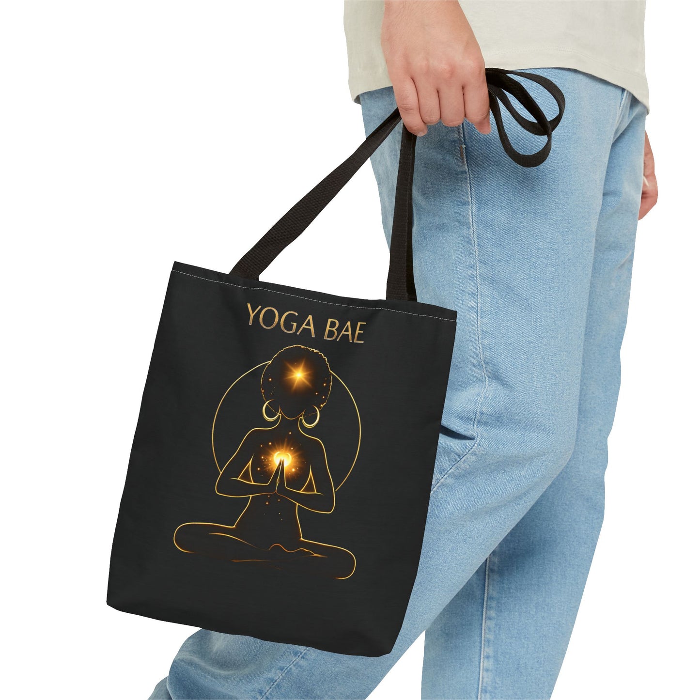 Yoga Bae Tote Bag | Wellness Tote for Women | Cute Yoga Lover Gift | Self Care Everyday Carryall