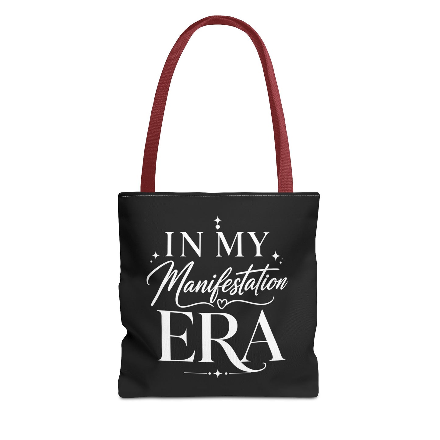 Manifestation Era Tote Bag - "In My Manifestation Era" Inspirational Canvas Tote