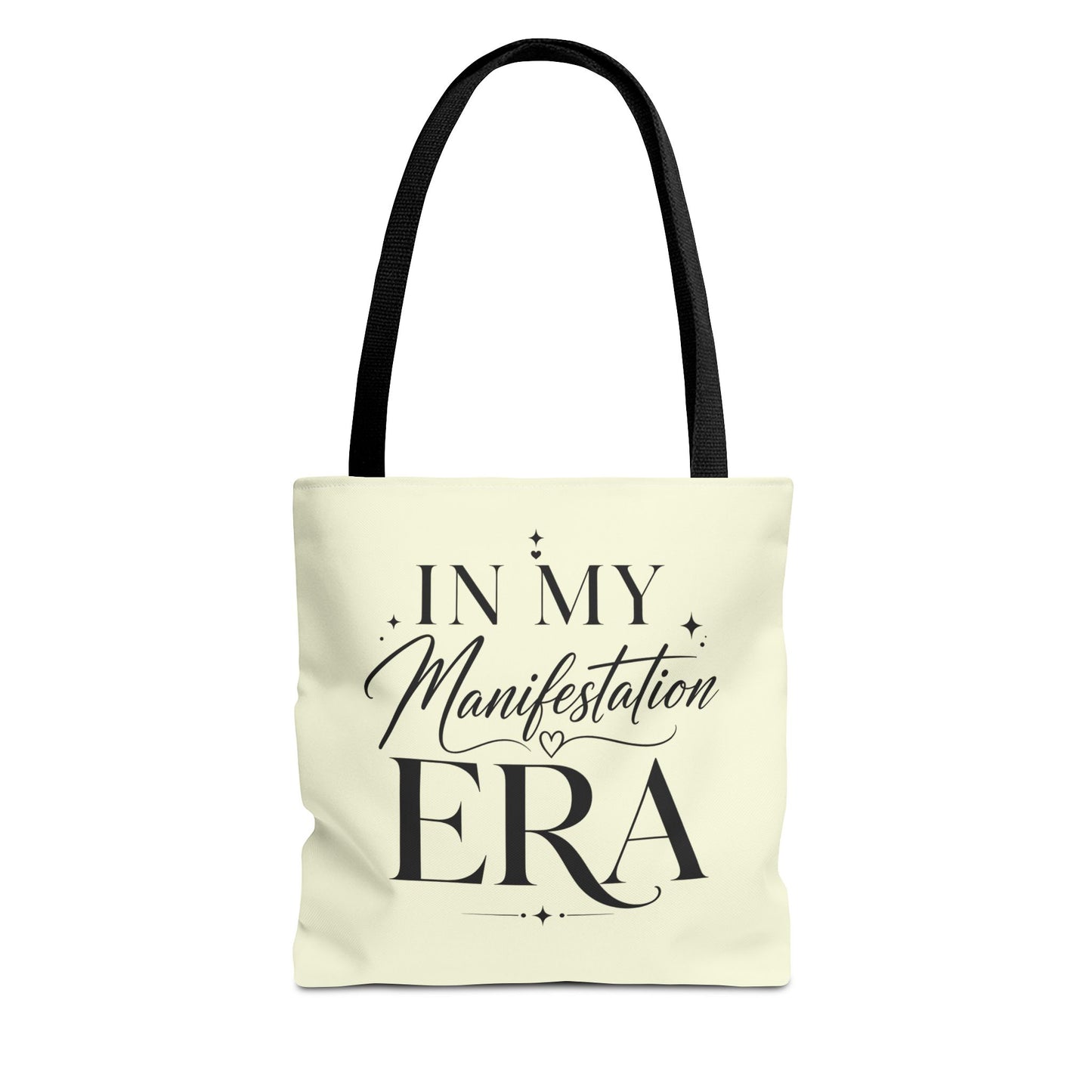 Manifestation Era Tote Bag — "In My Manifestation Era" Inspirational Canvas Tote