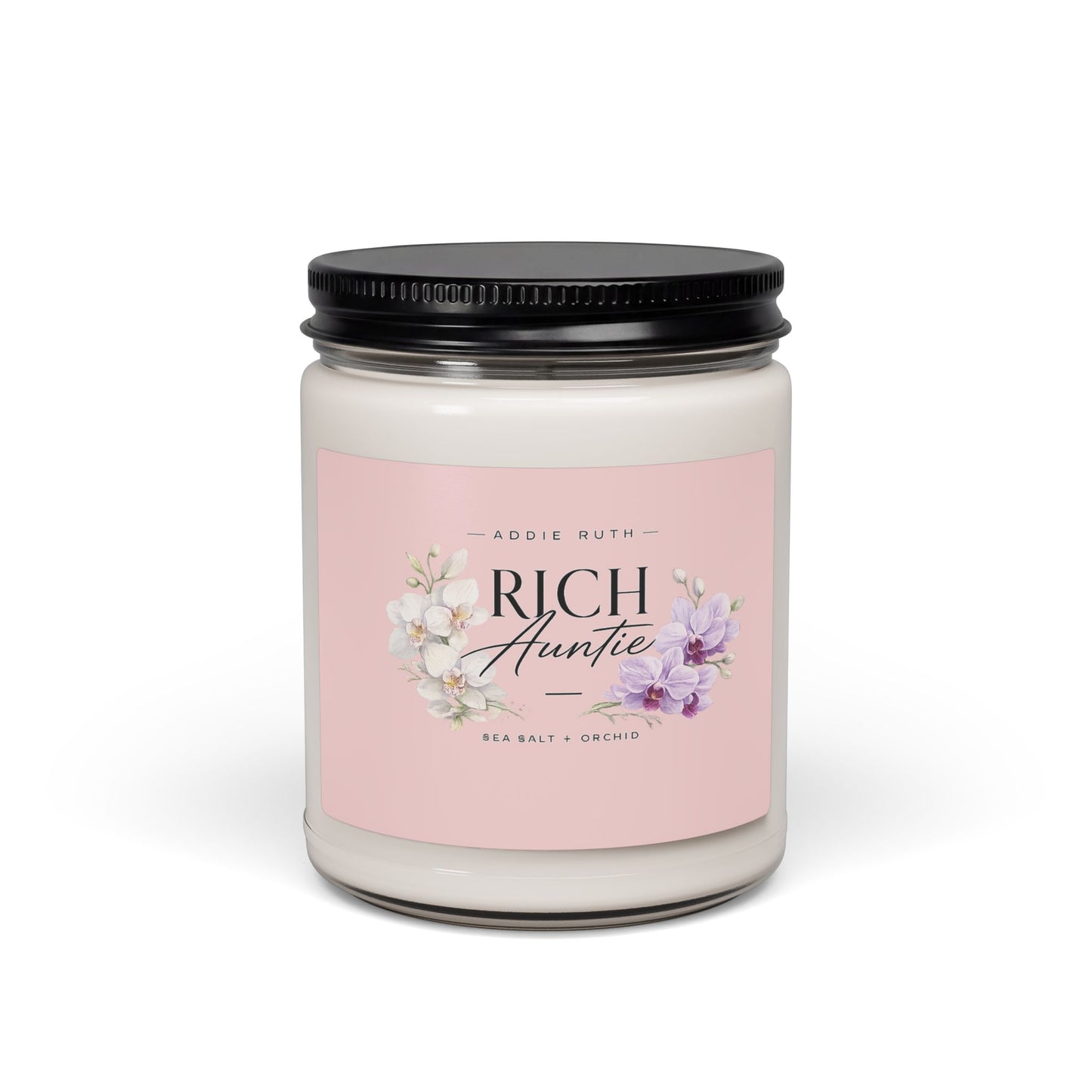 Rich Auntie Luxury Candle – Sea Salt + Orchid | Addie Ruth