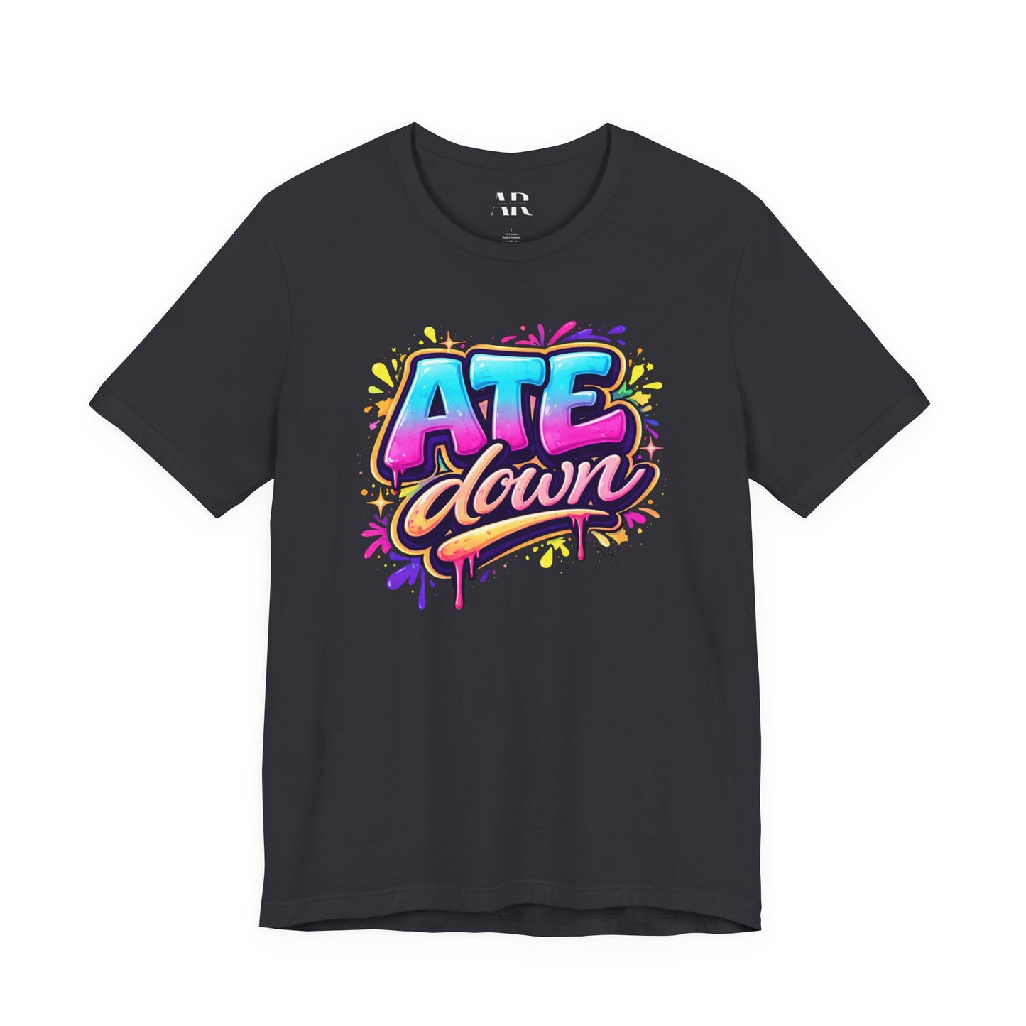 ATE Down Graffiti T-Shirt — Bold Statement Tee