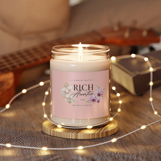 Rich Auntie Luxury Candle – Sea Salt + Orchid | Addie Ruth