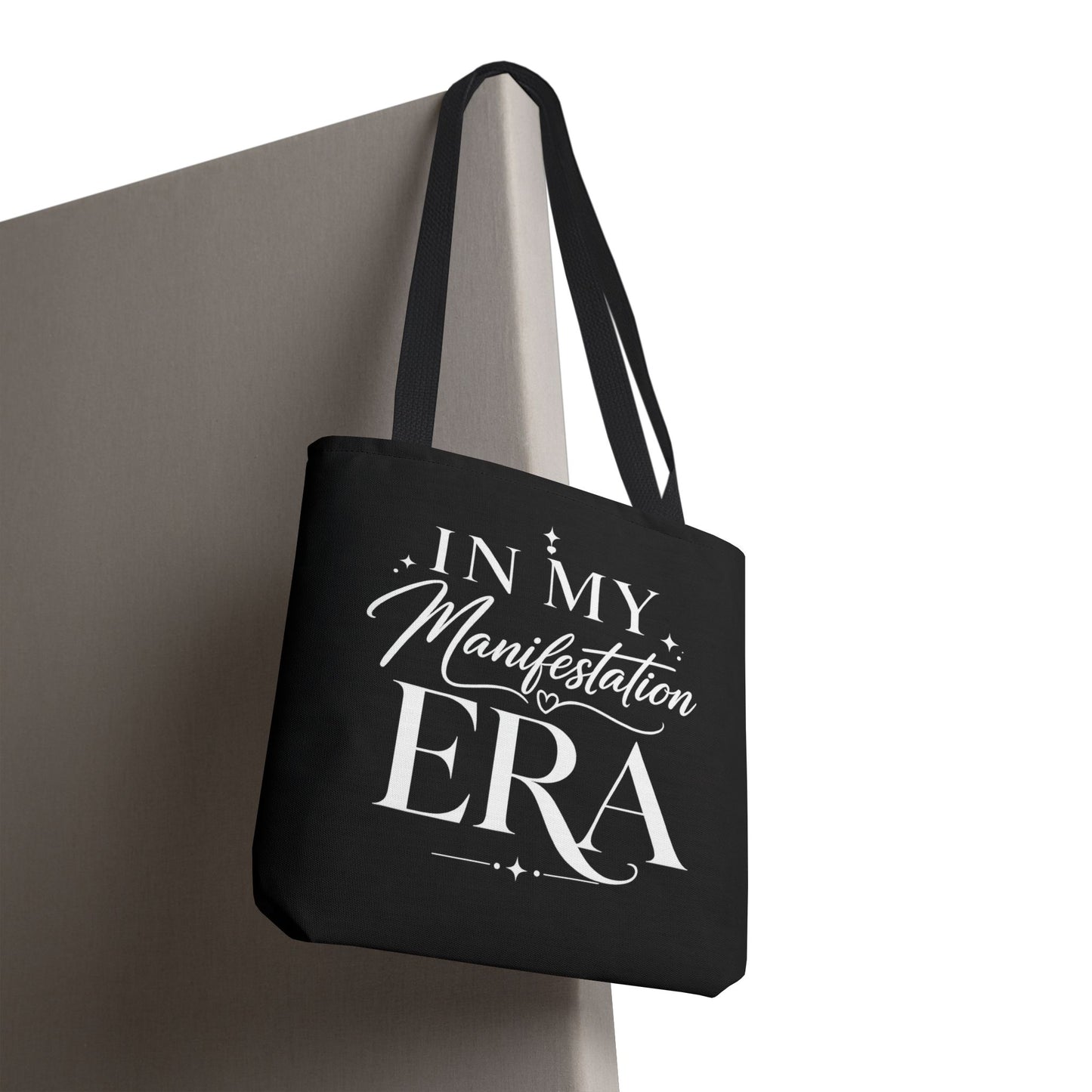 Manifestation Era Tote Bag - "In My Manifestation Era" Inspirational Canvas Tote
