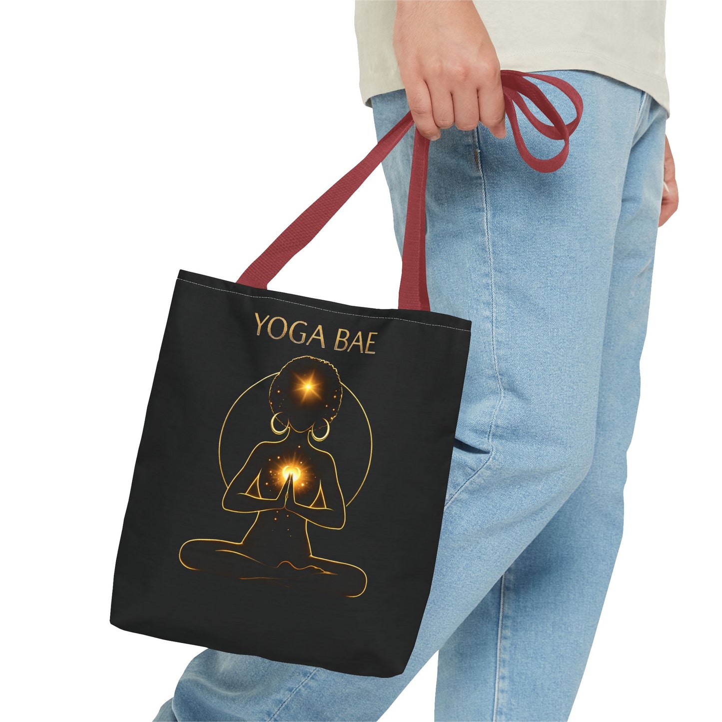 Yoga Bae Tote Bag | Wellness Tote for Women | Cute Yoga Lover Gift | Self Care Everyday Carryall