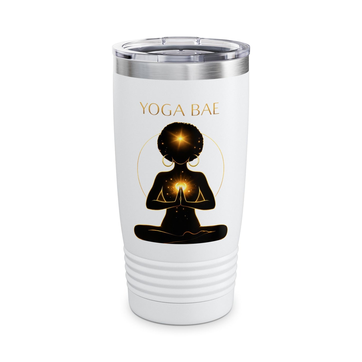Yoga Bae 20 oz Tumbler | Fitness Water Bottle | Aesthetic Gym Cup | Wellness Lifestyle Tumbler | Gift for Yoga Lover
